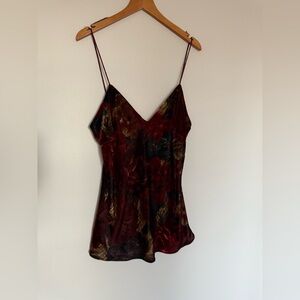 39. Polo by Ralph Lauren Floral Silk-Blend Velvet Tank